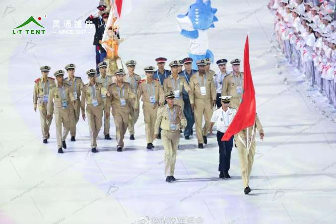 英国上市公司官网365赛事篷房为军运再添色彩